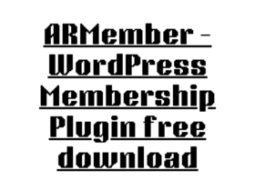 ARMember – WordPress Membership Plugin free download