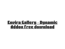 Envira Gallery – Dynamic Addon free download