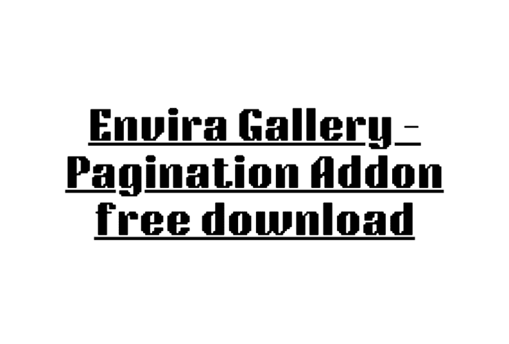 Envira Gallery – Pagination Addon free download