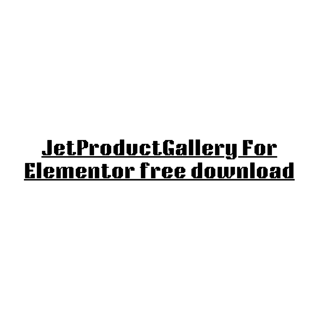 JetProductGallery For Elementor free download