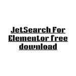 JetSearch For Elementor free download