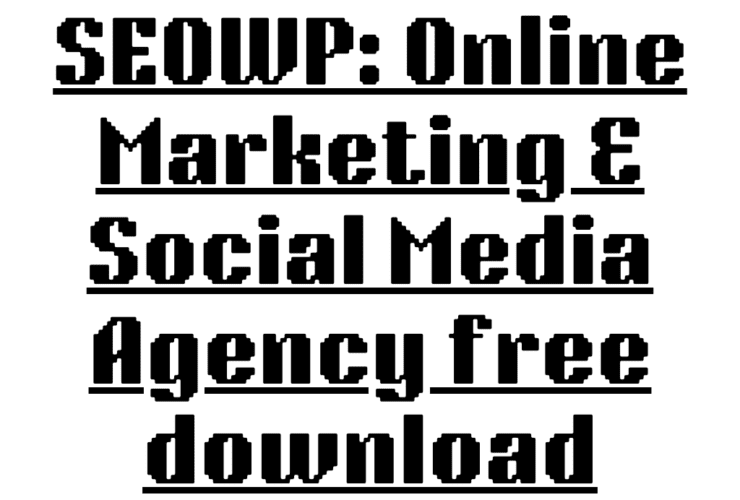 SEOWP: Online Marketing & Social Media Agency free download