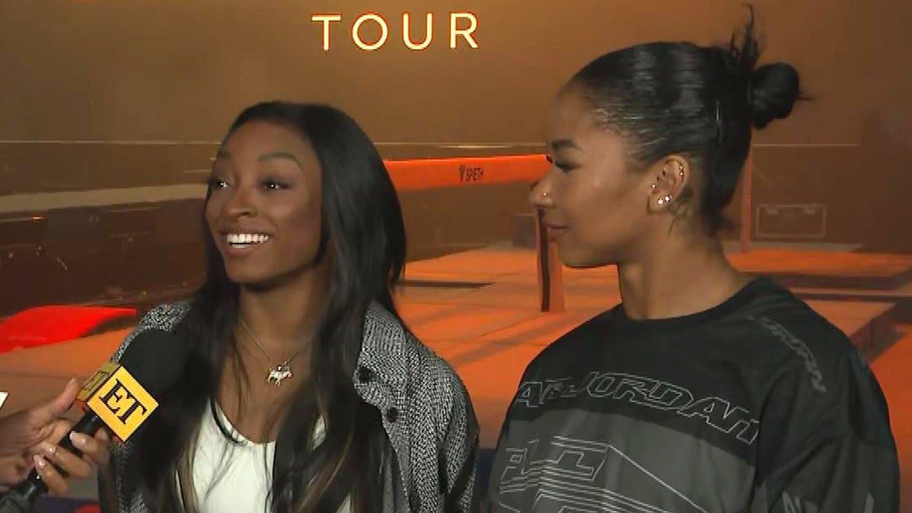 Simone Biles and Jordan Chiles on ‘GOAT’ Tour and Celeb Support at Paris Olympics (Exclusive)