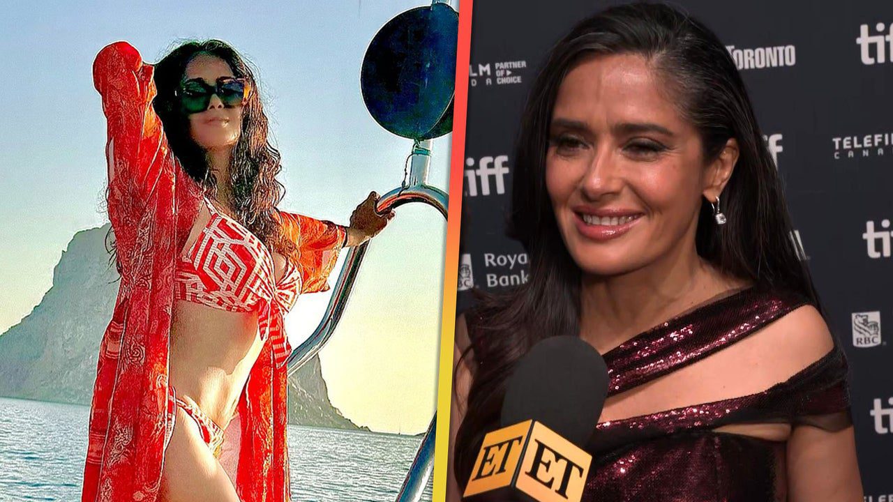 Salma Hayek on What Inspires Her to Post Bikini Thirst Traps at 58 (Exclusive)