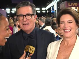 Stephen Colbert and Wife Evelyn Can’t Stop Plugging Their Cookbook at the Emmys (Exclusive)