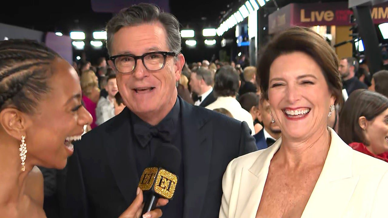 Stephen Colbert and Wife Evelyn Can’t Stop Plugging Their Cookbook at the Emmys (Exclusive)