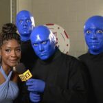 Watch Blue Man Group Crash Tiffany Haddish’s Backstage Interview (Exclusive)