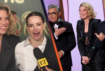 Annie Murphy and Emily Hampshire Dish on ‘Schitt’s Creek’ Emmys Reunion (Exclusive)