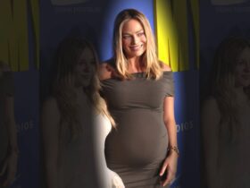 Pregnant Margot Robbie Makes First Public Appearance Baring Baby Bump