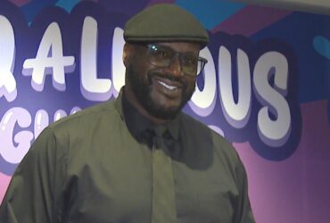 Shaquille O’ Neal Calls Himself a Grown-Up ‘Class Clown’ as He Takes Over Times Square (Exclusive)