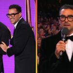 Emmys: Watch Dan and Eugene Levy’s Best Hosting Moments