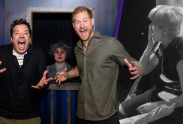 Prince Harry Shocks Unsuspecting Haunted House Actors in Jimmy Fallon’s ‘Tonightmares’ Maze