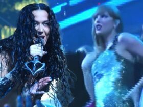 Watch Taylor Swift Jam Out to Former Rival Katy Perry’s VMAs Performance