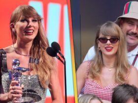 Taylor Swift Makes VMA History and Shouts Out Boyfriend Travis Kelce During Video of the Year Speech