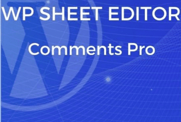 WP Sheet Editor Comments Pro 1.1.33 Free Download