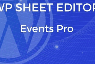 WP Sheet Editor Events Pro 1.1.32 Free Download