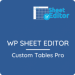 WP Sheet Editor – Custom Tables Pro 1.2.18 Free Download