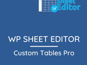 WP Sheet Editor – Custom Tables Pro 1.2.18 Free Download