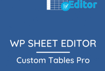 WP Sheet Editor – Custom Tables Pro 1.2.18 Free Download