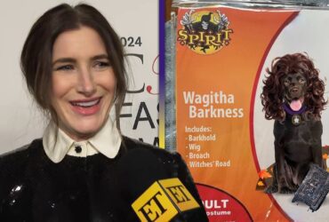 Kathryn Hahn Reacts to Agatha-Themed Dog Halloween Costume: ‘Wagatha Barkness?!’ (Exclusive)