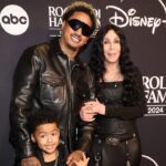 Cher Poses With Boyfriend Alexander Edwards and His Son at Rock & Roll Hall of Fame Ceremony