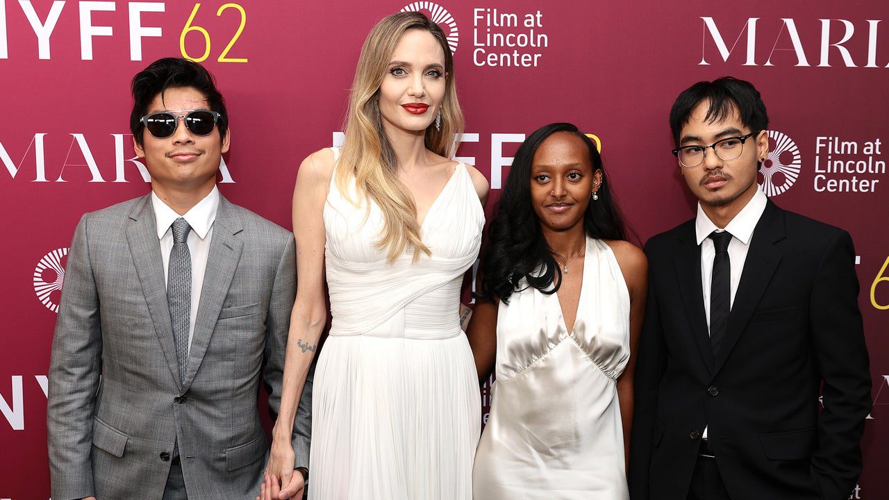 Angelina Jolie and Kids Attend ‘Maria’ Premiere Following Dropped Lawsuit Against Brad Pitt