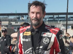 Keanu Reeves Loses Control During His Pro-Racing Debut