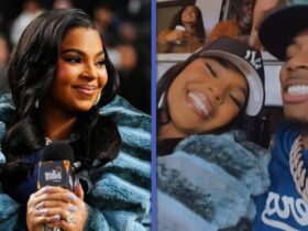 Nelly Cheers on Ashanti’s National Anthem Performance at World Series