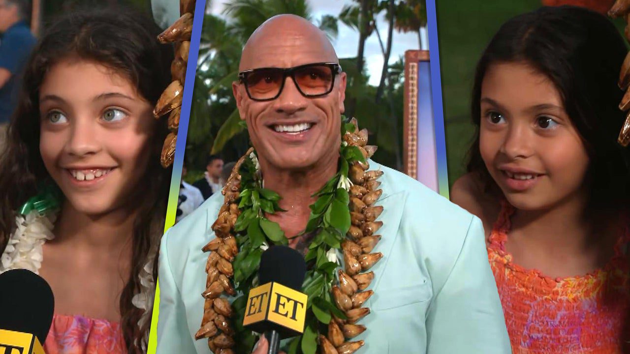 Watch Dwayne Johnson’s Daughters Crash His Emotional Interview (Exclusive)