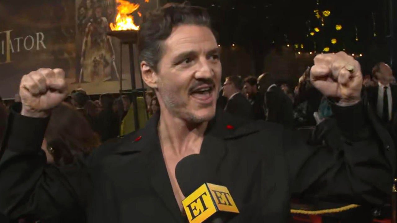 Watch Pedro Pascal Dance to Fan Chants Mid-Interview at ‘Gladiator II’ Premiere! (Exclusive)