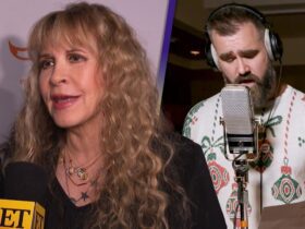 Stevie Nicks Says Jason Kelce Christmas Collab Is His ‘Landslide’ (Exclusive)