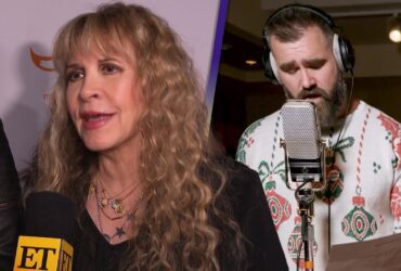 Stevie Nicks Says Jason Kelce Christmas Collab Is His ‘Landslide’ (Exclusive)