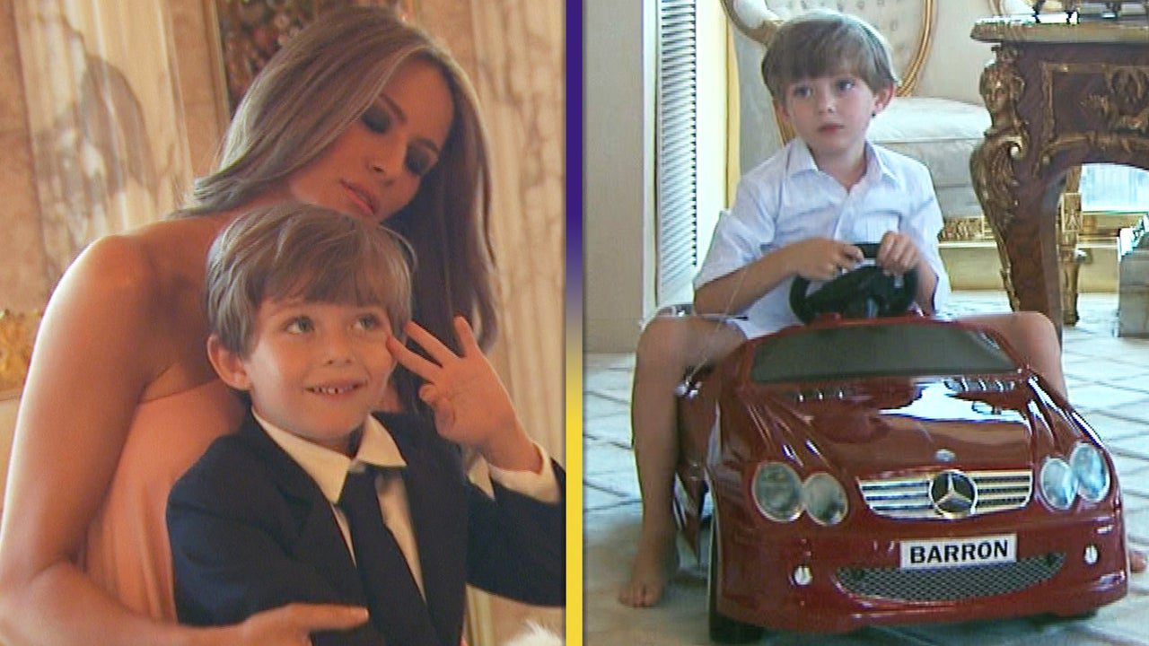 Watch Barron Trump Moments With Donald and Melania in Rare Footage at NYC Home | ET Vault Unlocked