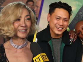 ‘Wicked’: Michelle Yeoh Reacts to Director Jon Chu Missing Red Carpet to Welcome Baby No. 5