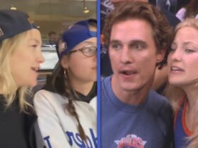 Kate Hudson Recreates ‘How to Lose a Guy in 10 Days’ Scene at World Series