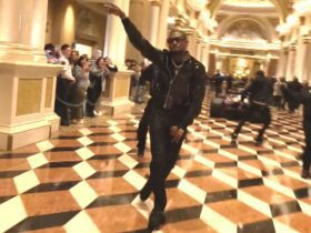 Usher Roller-skates Through Las Vegas — Watch!