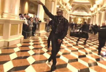 Usher Roller-skates Through Las Vegas — Watch!