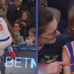 Anne Hathaway and Son Jack Nearly Wiped Out by NBA Star Mid-Game