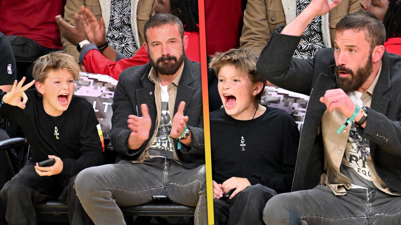 Ben Affleck and Son Samuel, 12, Make Rare Appearance to Cheer on Lakers