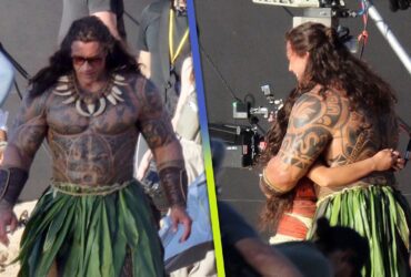 Live-Action ‘Moana’: First Look at Dwayne Johnson With Long Hair and Buff Body!