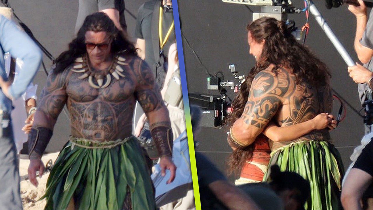 Live-Action ‘Moana’: First Look at Dwayne Johnson With Long Hair and Buff Body!