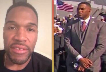 Michael Strahan Addresses Throwing Reporter’s Phone When Asked About National Anthem Controversy