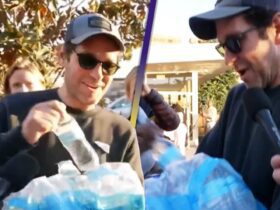 Watch Paul Rudd Hand Out Water to Voters Waiting 2 Hours to Cast Ballots on Election Day