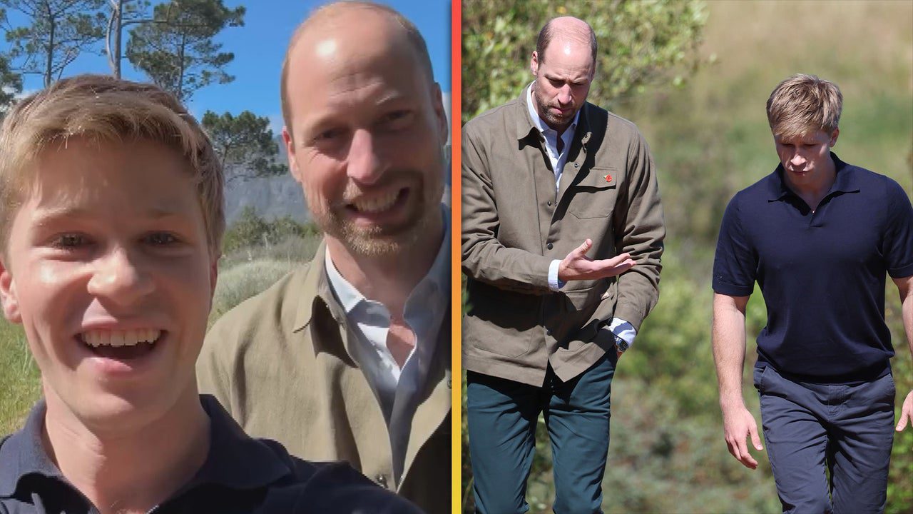 Watch Robert Irwin Interview Prince William During Hike Together in South Africa