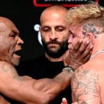 Watch Mike Tyson Slap Jake Paul at Weigh-In Ceremony Ahead of Boxing Match