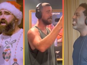 Travis and Jason Kelce Sing Soulful Christmas Song With Boyz II Men