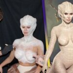 Watch Kim Kardashian Turn Into an Albino Alligator for Halloween