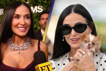 Demi Moore on Dog Pilaf Going Viral and How She ‘Loves’ Being Outshined by Her (Exclusive)