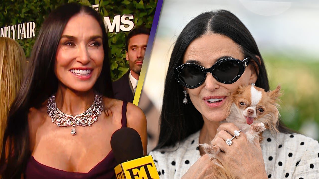 Demi Moore on Dog Pilaf Going Viral and How She ‘Loves’ Being Outshined by Her (Exclusive)