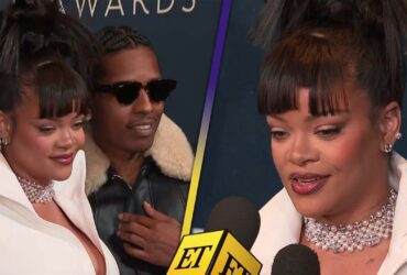 Rihanna Steps Out as ‘Super Proud’ Partner to A$AP Rocky as He Receives Fashion Award